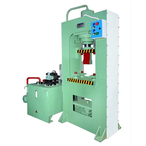 Hydraulic D Mold Tile Press Machine - Color: Green