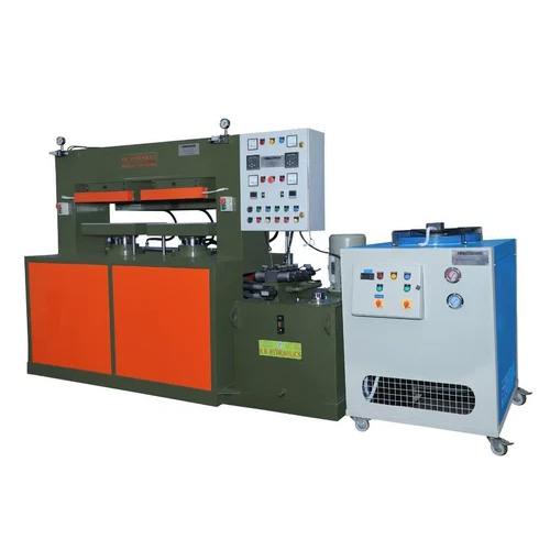 Hot And Cold Embossing Machine - Power Source: Hydraulic