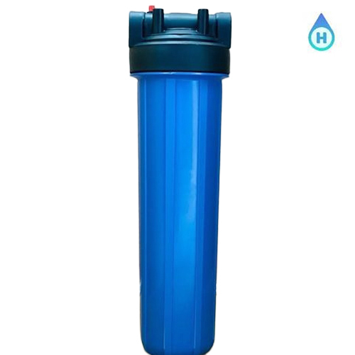 20 Inch Blue Filter Housing With 1 Inch Eco End Connection