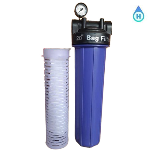 20 Inch Heavy Bag Filter Assembly With 1.5 Inch End Connection