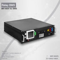 GCE 3U 165S 528V 125A BMS with HMI master slave bms for ESS UPS