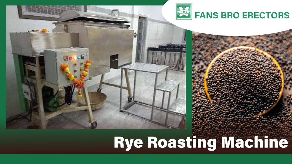 Sorghum (Jowar) Roasting Machine - Feature: Low Noice
