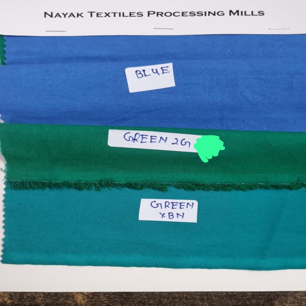 HOSPITAL GREEEN FABRIC / VAT DYED GREEN CASHMENT 100% COTTON FABRIC