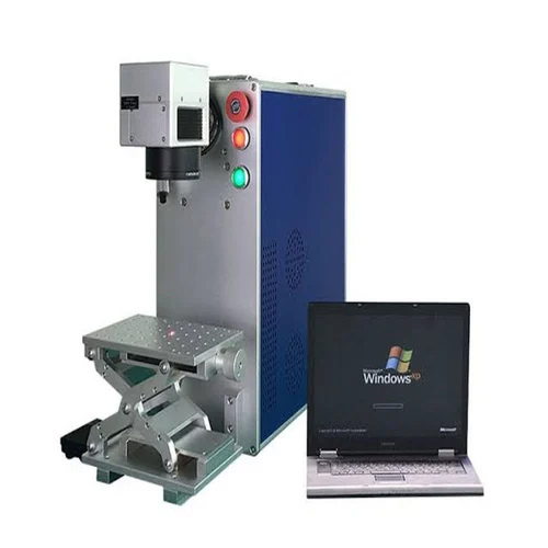 50W Laser Marking Machine - Color: Grey Blue