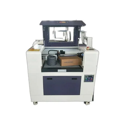 Two In One Co2 Laser Cutting And Engraving Machine - Color: White Blue