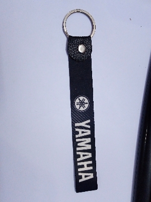 25 mm Yamaha satin keychain with reckine nd rebate with flat challa ring