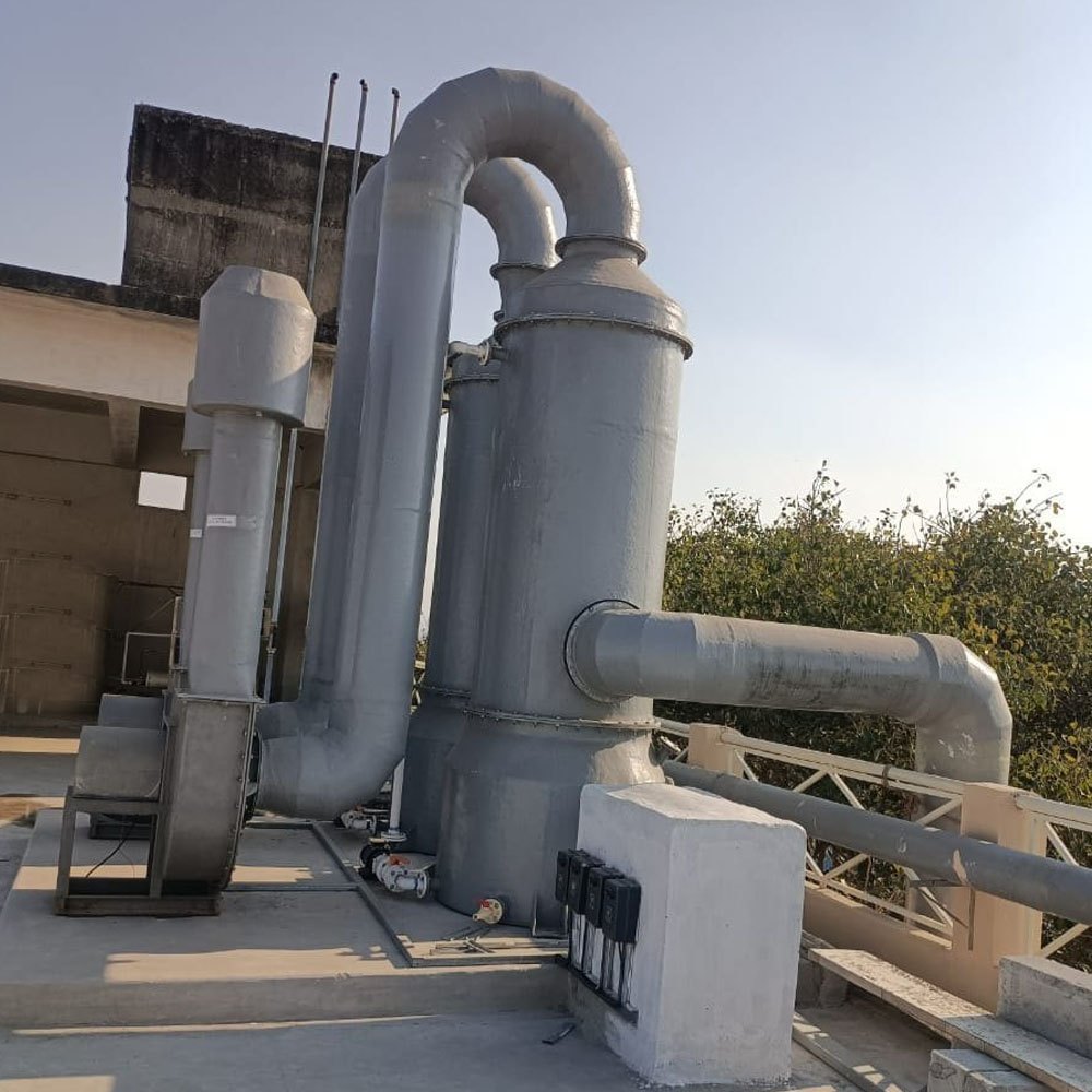 Frp Scrubber System - Application: Chemical Plants