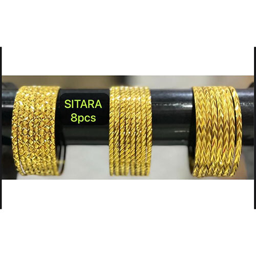 Sitara Brass Bangles, Gold Plated  Brass Bangles