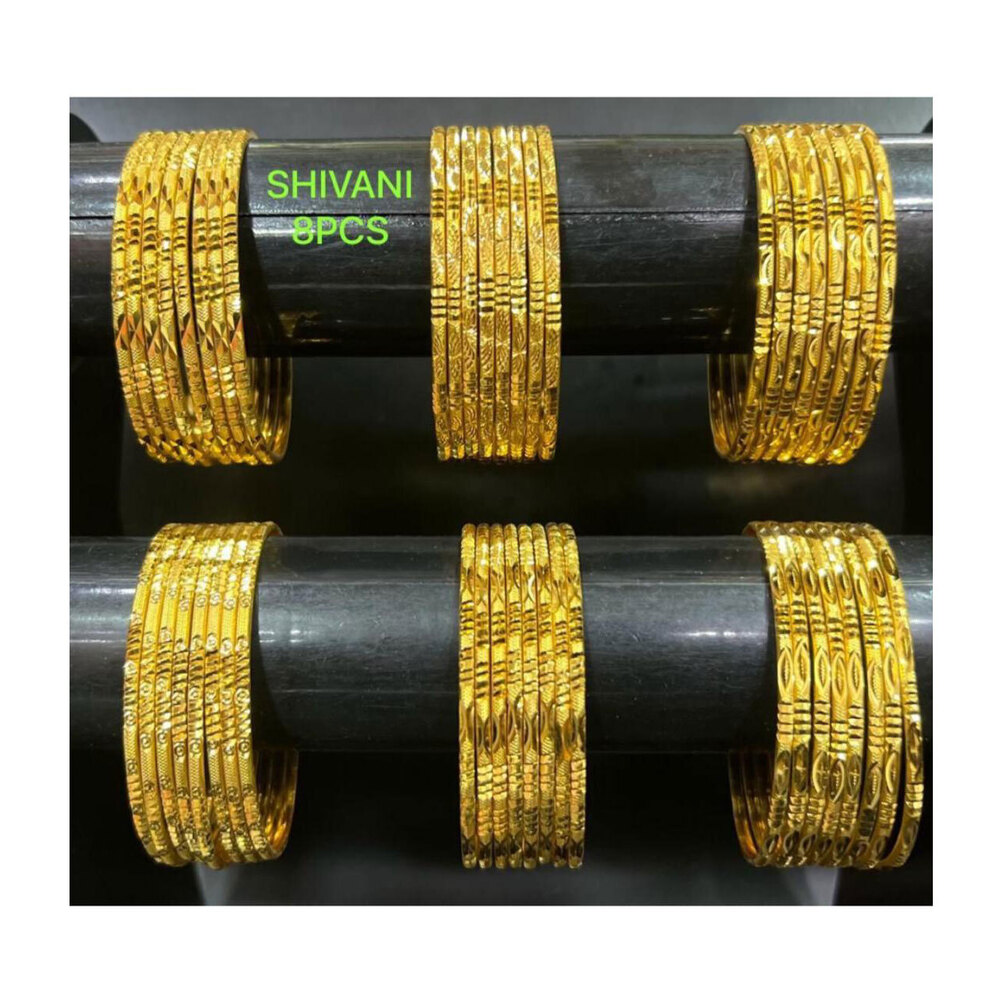 Shivani Brass Bangles, Gold Plated  Brass Bangles