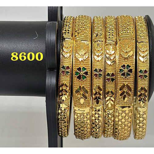 8600 Brass Bangles, Gold Plated  Brass Bangles