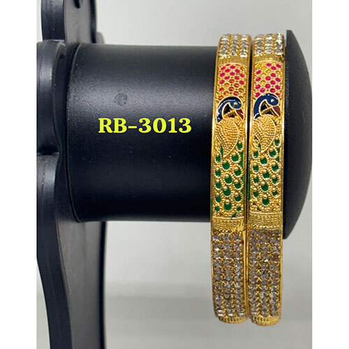 RB 3013 Brass Bangles, Gold Plated  Brass Bangles