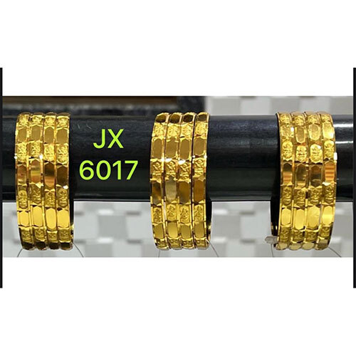 JX 6017 Brass Bangles, Gold Plated  Brass Bangles