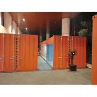 10x20 Feet MS Porta Cabin - Mild Steel, Color Coated, Modular Design , Portable Solution for Temporary Office and Storage Needs by HindSteel