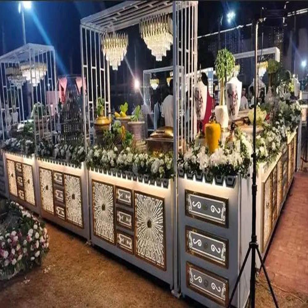 Mini trolley buffet counter
