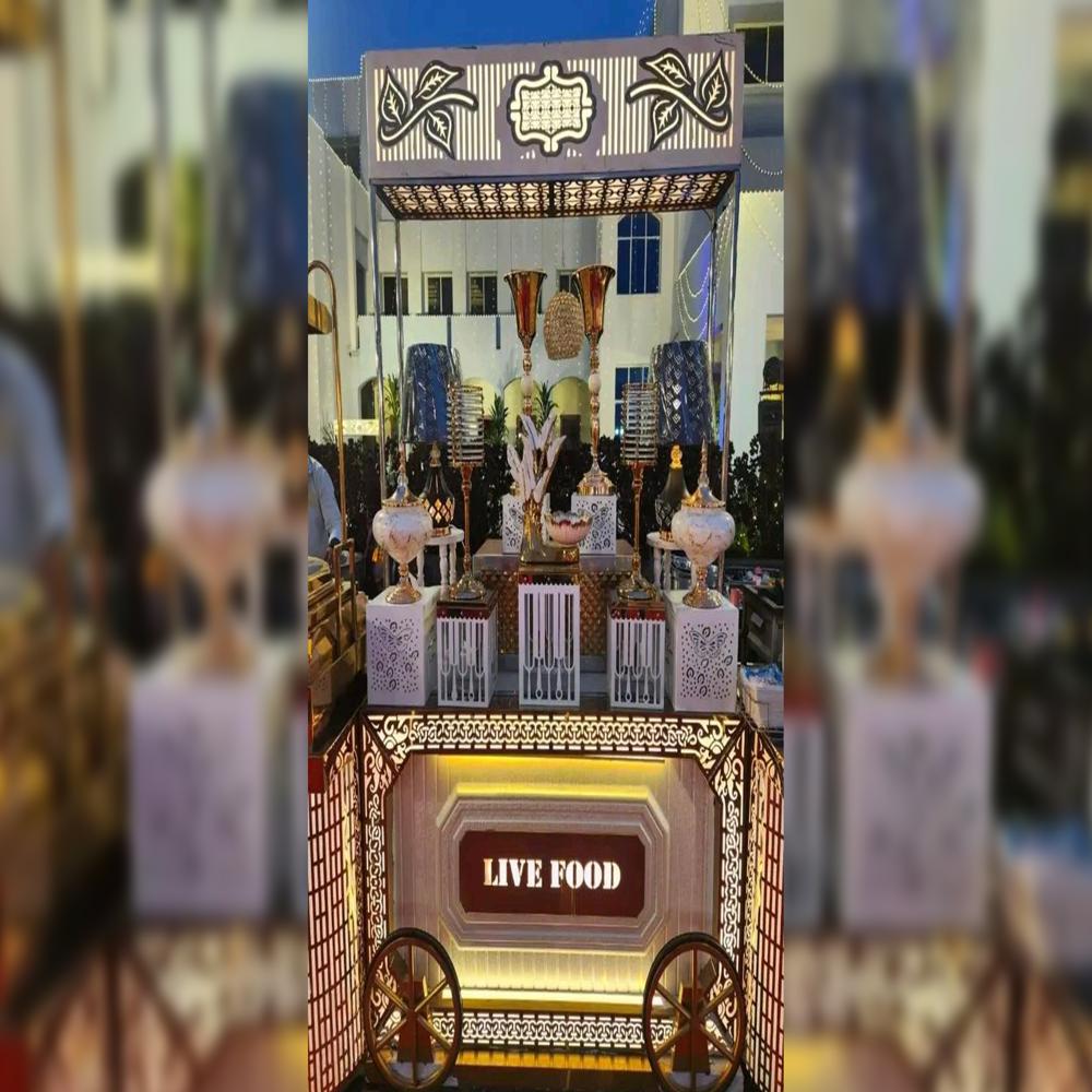 5-star buffet wedding counter