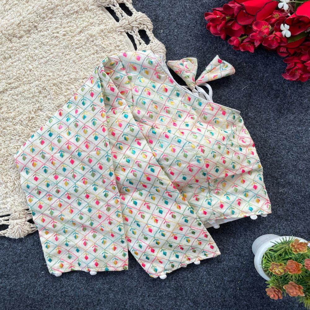 Indian Designer Pure Khadi Cotton Blouse