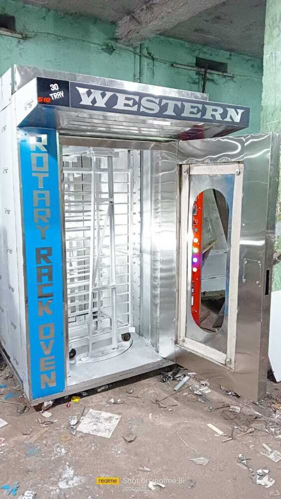 160 Tray Wood Fire Rotary Oven