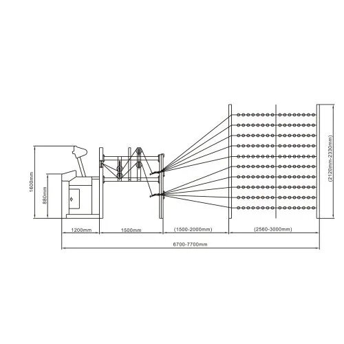 Jiayi JYS 4-95 FIBC Needle Loom Machine