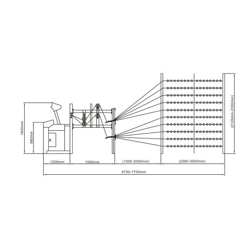 Jiayi JYS 4-80 Needle Loom Machine