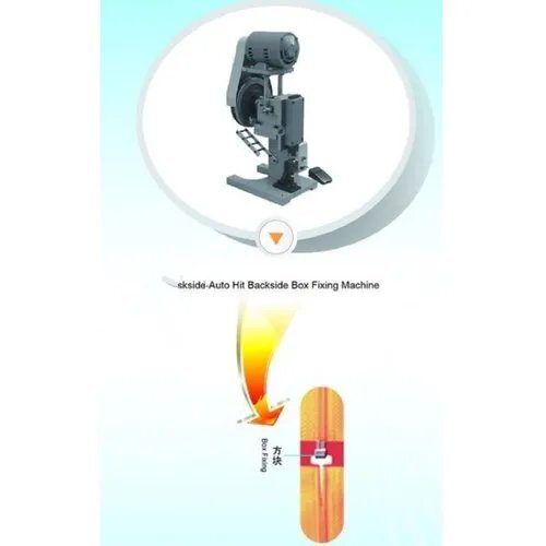 Semi Auto Pin & Box Fixing Machine - Color: Gray