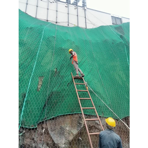 Rock Fall Netting - Industrial Netting | Various Sizes Available, Customized Hole Shape, Color as Per Availability, 1-2 Year Warranty
