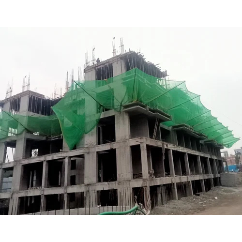 Safety Net For Construction - Durable Material, Various Sizes Available, Customizable Colors & Hole Shapes | 1-2 Years Warranty, Industrial Use