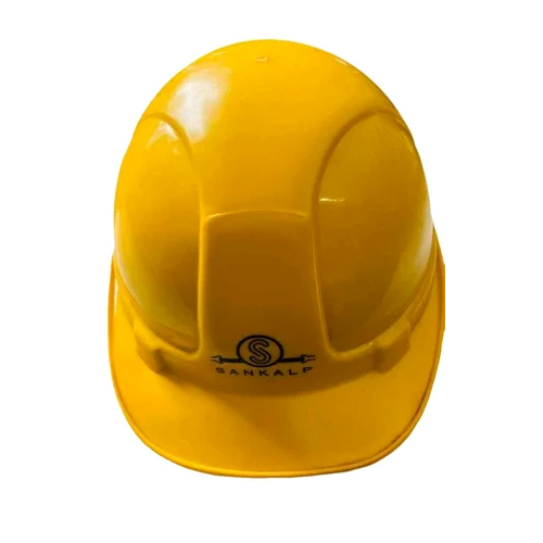 Pvc Industrial Safety Helmet - Color: As Per Availability