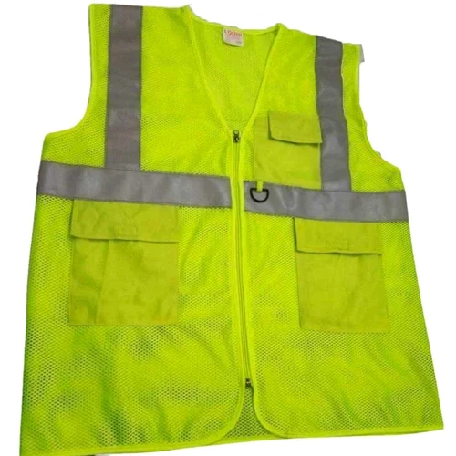 Polyester Reflective Safety Vest - Color: Different Available