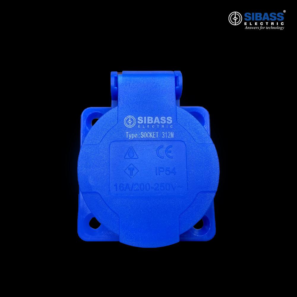 16a 2pin Panel Socko Type Socket Se-s312 - Application: Industrial