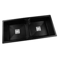 Quartz Granite Kitchen Sink Double Bowl - Automatic Grade: Manual