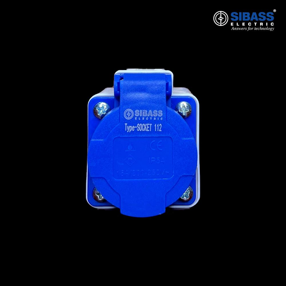 16A 2PIN BOX TYPE SOCKET SE-S112 