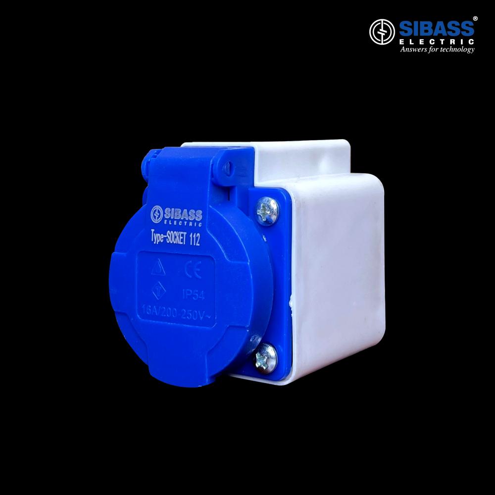 16a 2pin Box Type Socket Se-s112 - Application: Industrial