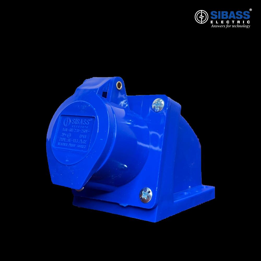 16A 3PIN BOX TYPE SOCKET SE-S113