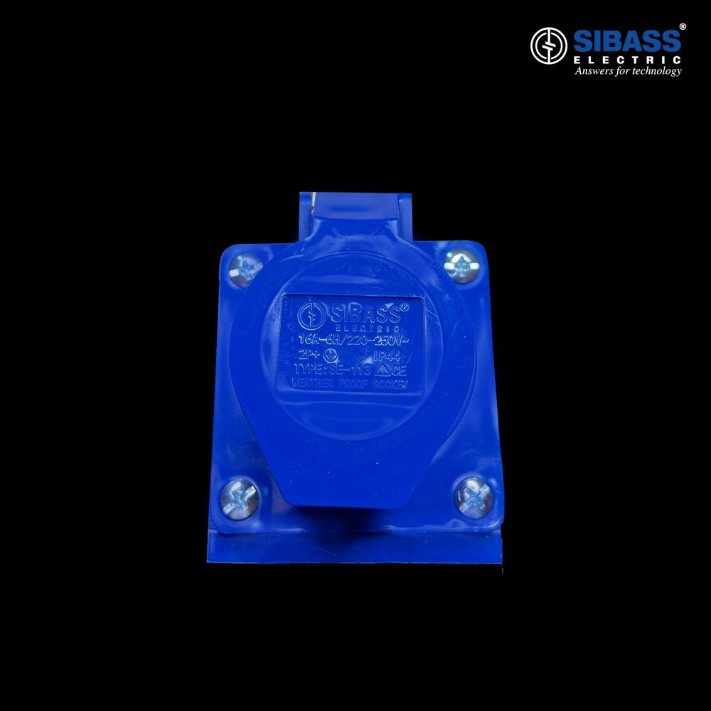 16A 3PIN BOX TYPE SOCKET SE-S113