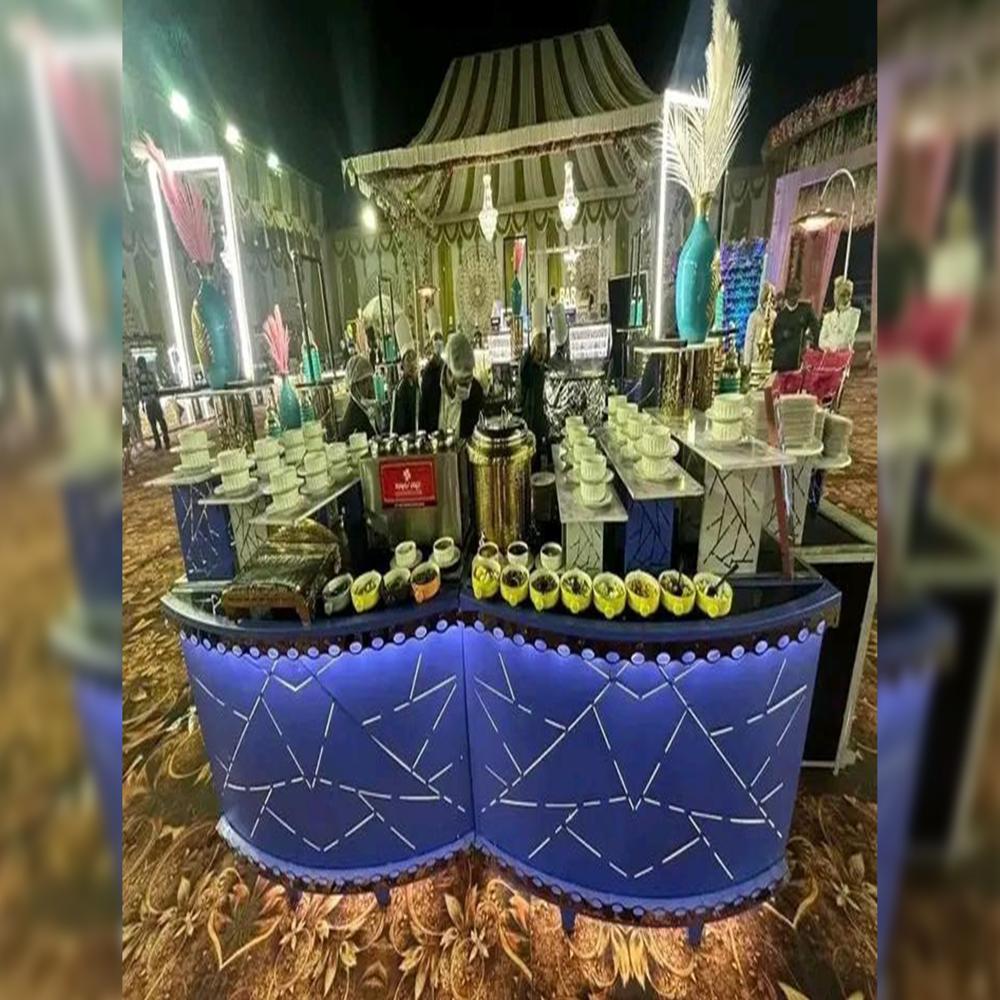 Radiant design catering counter