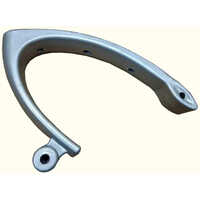 Silver Office Chair Armrest Handles