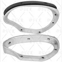 Silver Chair Armrest Handles - Design: Modern