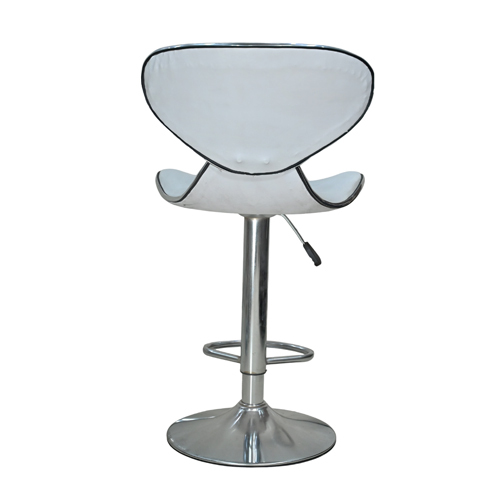 White Rotatable Bar Stool