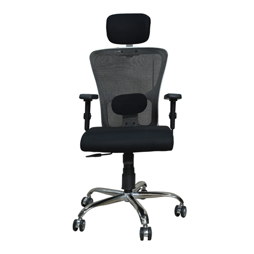 360 Rotation With Height Push Back Mesh Chair