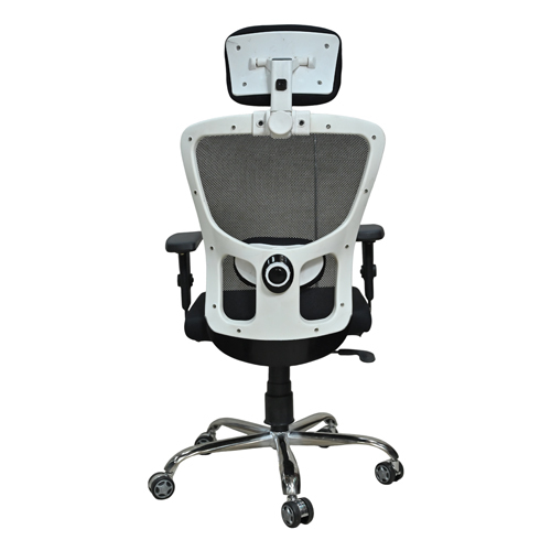 360 Rotation With Height Push Back Mesh Chair