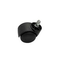 Office Chair Caster Wheel - Color: Black