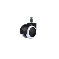 Chair Caster Wheels - Color: Black