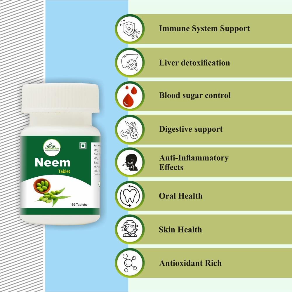 Neem Tablets - Age Group: For Adults
