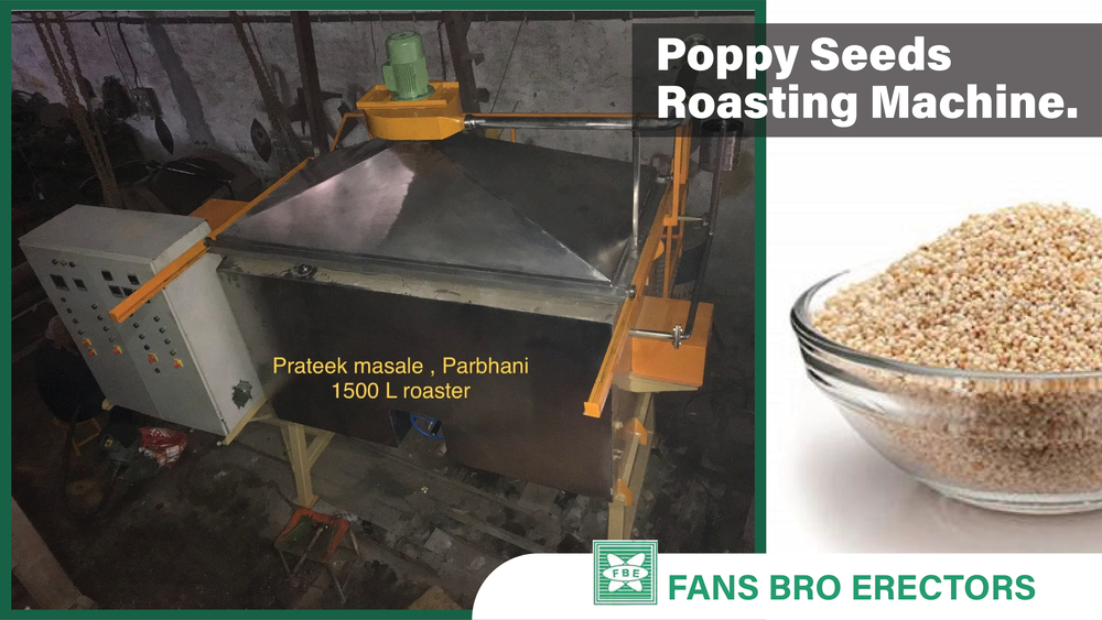 Flex Seeds Roaster Machine - 240 Volt, Stainless Steel, Blue | Automatic, Computerized, Indirect Oil Immersed Heating