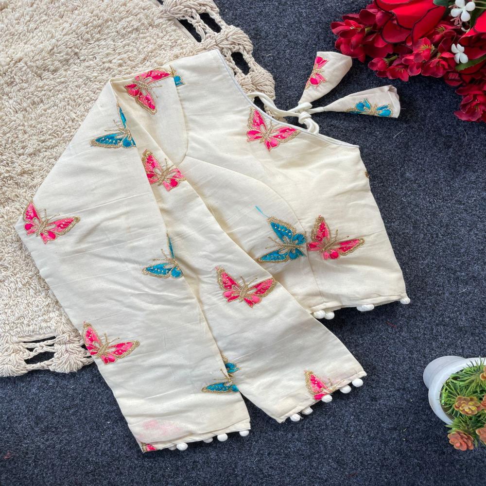 Indian Designer Pure Khadi blouse
