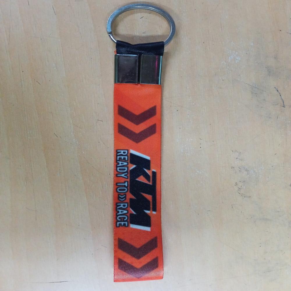 25mm KTM "Ready to Race" Satin Keychain