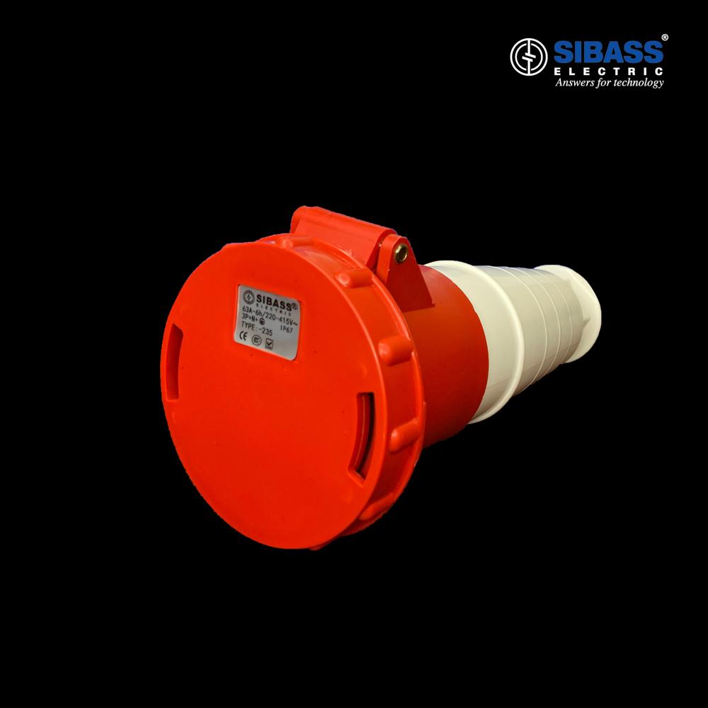 IP44 63A 5PIN STRAIGHT SOCKET SE-S235
