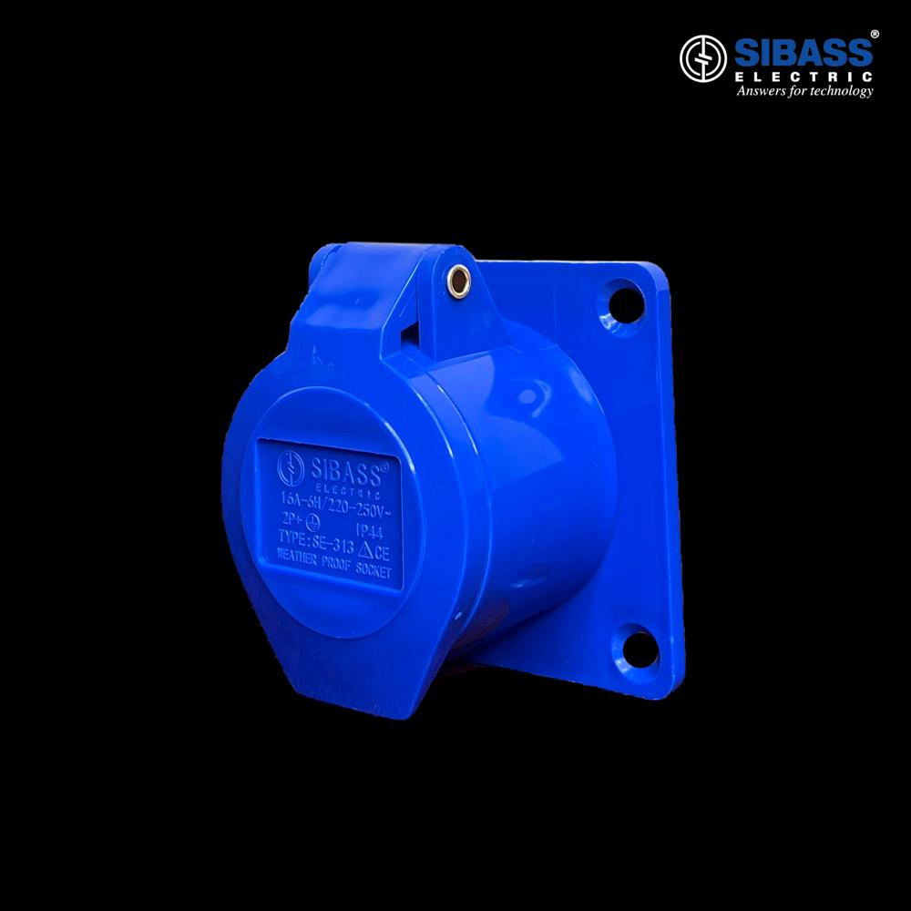 IP44 16A 3PIN PANEL SOCKET W/O BODY SE-S313