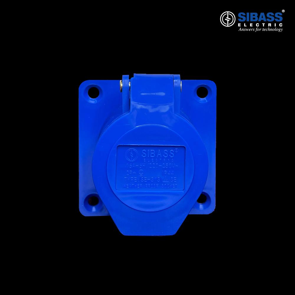 IP44 16A 3PIN PANEL SOCKET W/O BODY SE-S313