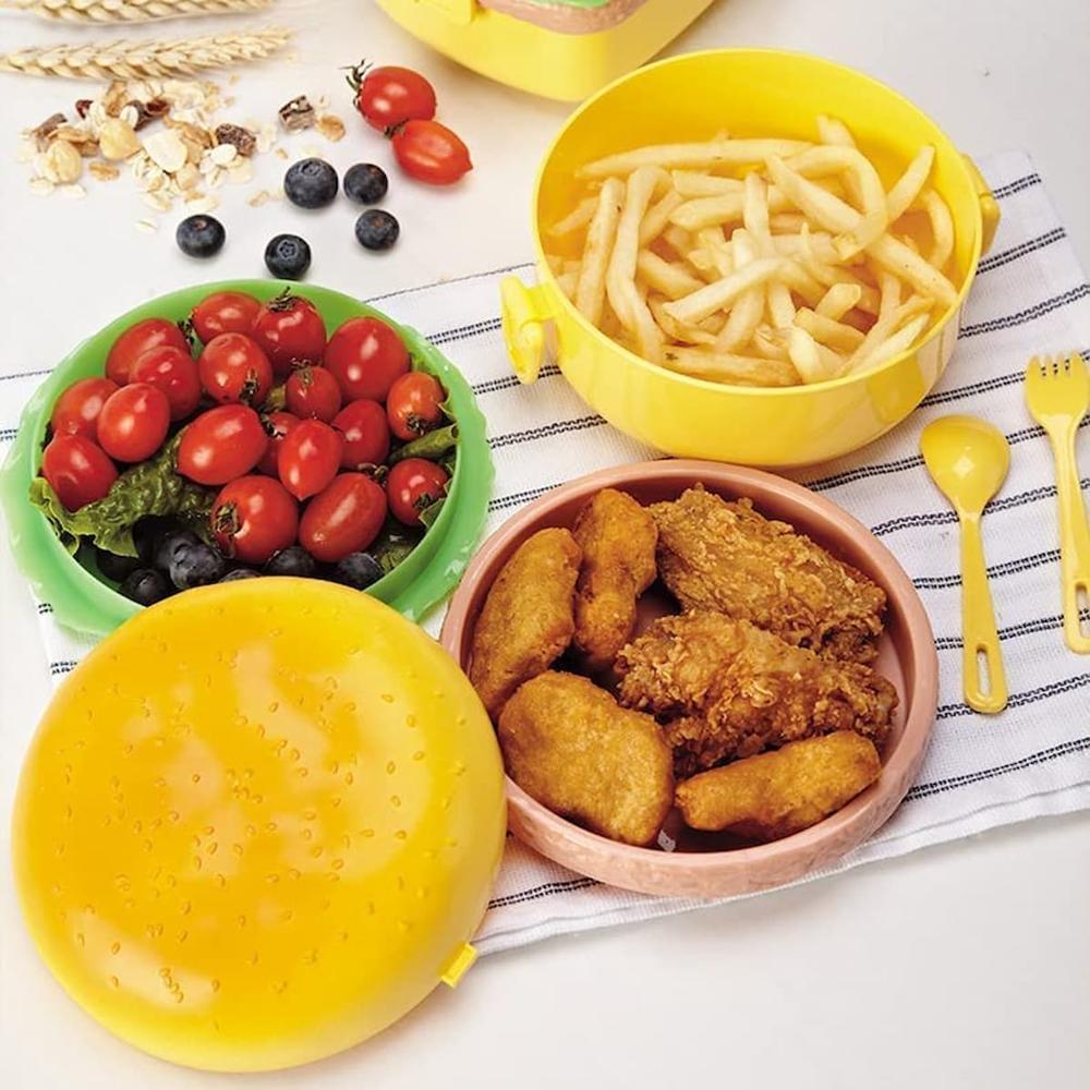 Burger Shape Lunch Box 